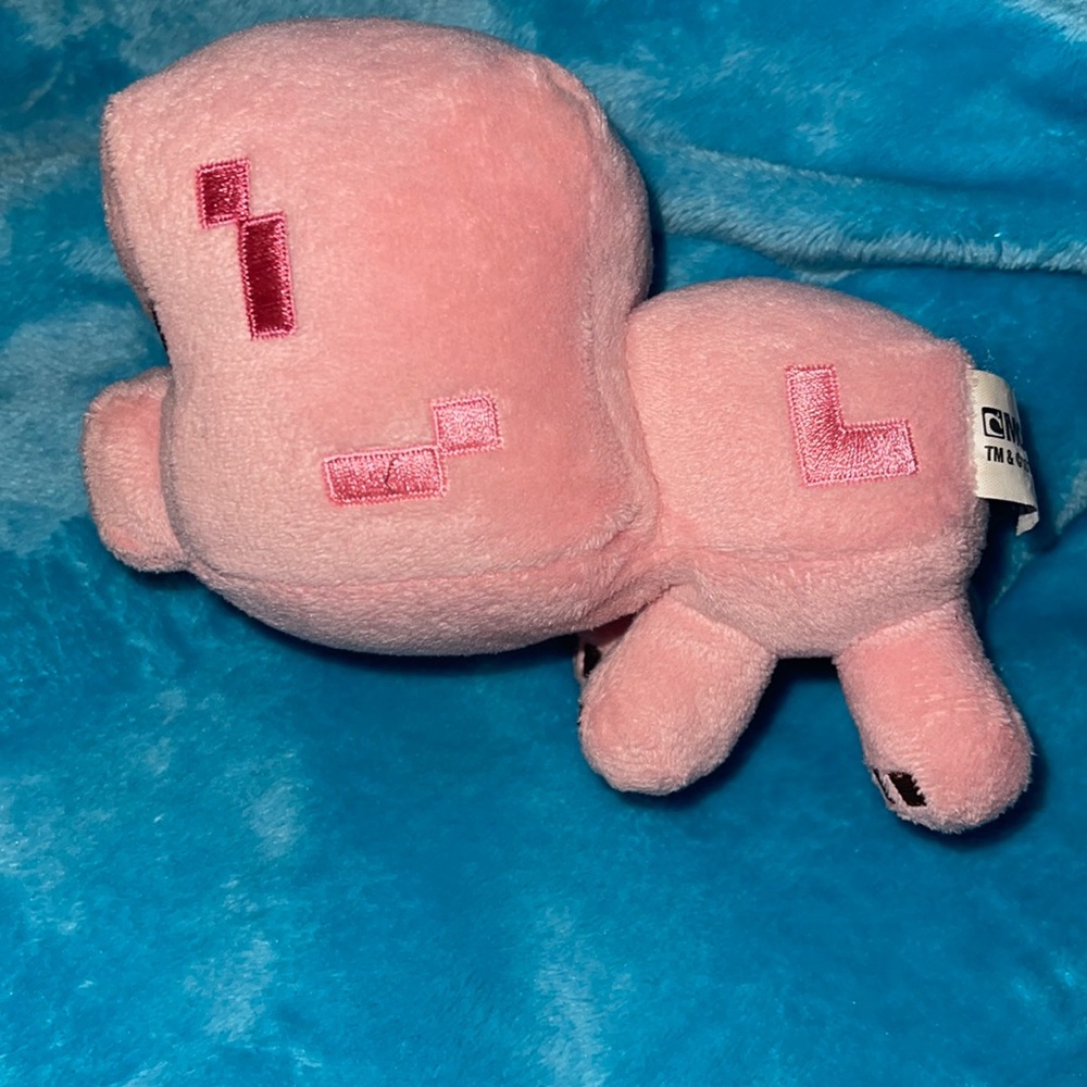 Mojand Minecraft 6 inch Pig Plush Mojang Official Stuffed Animal 💕 Preloved 💕